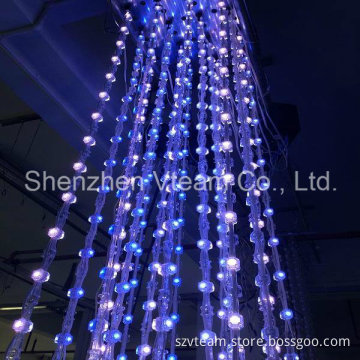 3D Effect Transparency Soft LED Mesh Display for Building Facade